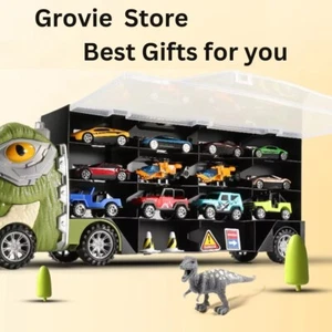 31 in 1 Dino Truck Extra Big Toy for Kids Dinosaur Transport Carrier Truck - Picture 1 of 7