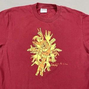 Camiseta De Colección Y2K Silvertab Para Hombre Grande Años 90 Rojo Levis Patinador Doble Cara RARA - Imagen 1 de 11