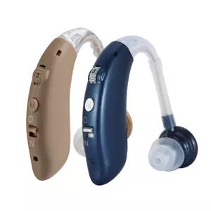 Digital Hearing Aid Severe Loss Rechargeable Invisible BTE Ear Aids High Power - Picture 1 of 28