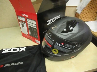 CASCO MOTO SCOOTER ZOX ODYSSEY FULLFACE FIBRA DE CARBONO REAL PEQUEÑO GRIS Foto 1 de 4