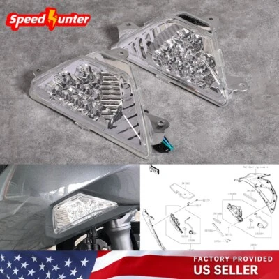 Luz indicadora de señal de giro delantera intermitente al ras para KAWASAKI Ninja 1000/SX ZX-6R Foto 1 de 4