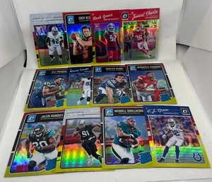 2016 Optic Chrome Refractor Red Yellow Insert Lot Rookie RC - Bild 1 von 1