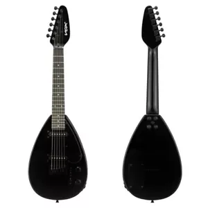 Guitarra eléctrica VOX MARK III Mini SLBK negra sólida escala corta en forma de lágrima - Imagen 1 de 7