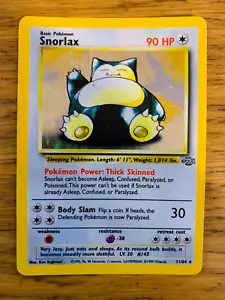 Snorlax (11/64) Holo Jungle Set Pokemon Card! FAST & FREE P&P! - Picture 1 of 78