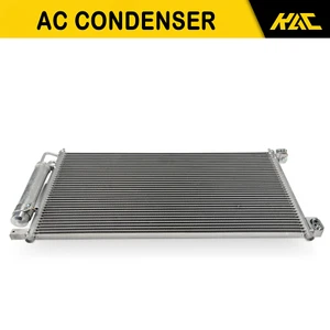 AC Condenser W/ Receiver Drier For 2003 2004 2005 2006 07 Honda Accord 2.4L 3.0L - Picture 1 of 8