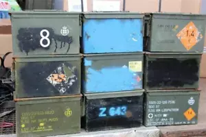 ORIGINAL BUNDESWEHR AUFBEWAHRUNGSKISTE MUNITIONSKISTE Gr 2 Gebr. 2.Wahl - Bild 1 von 1