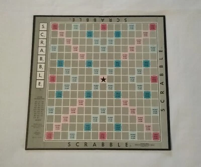 Vintage Scrabble Replacement Game Board ONLY by Selchow & Righter  - Image 1 of 4