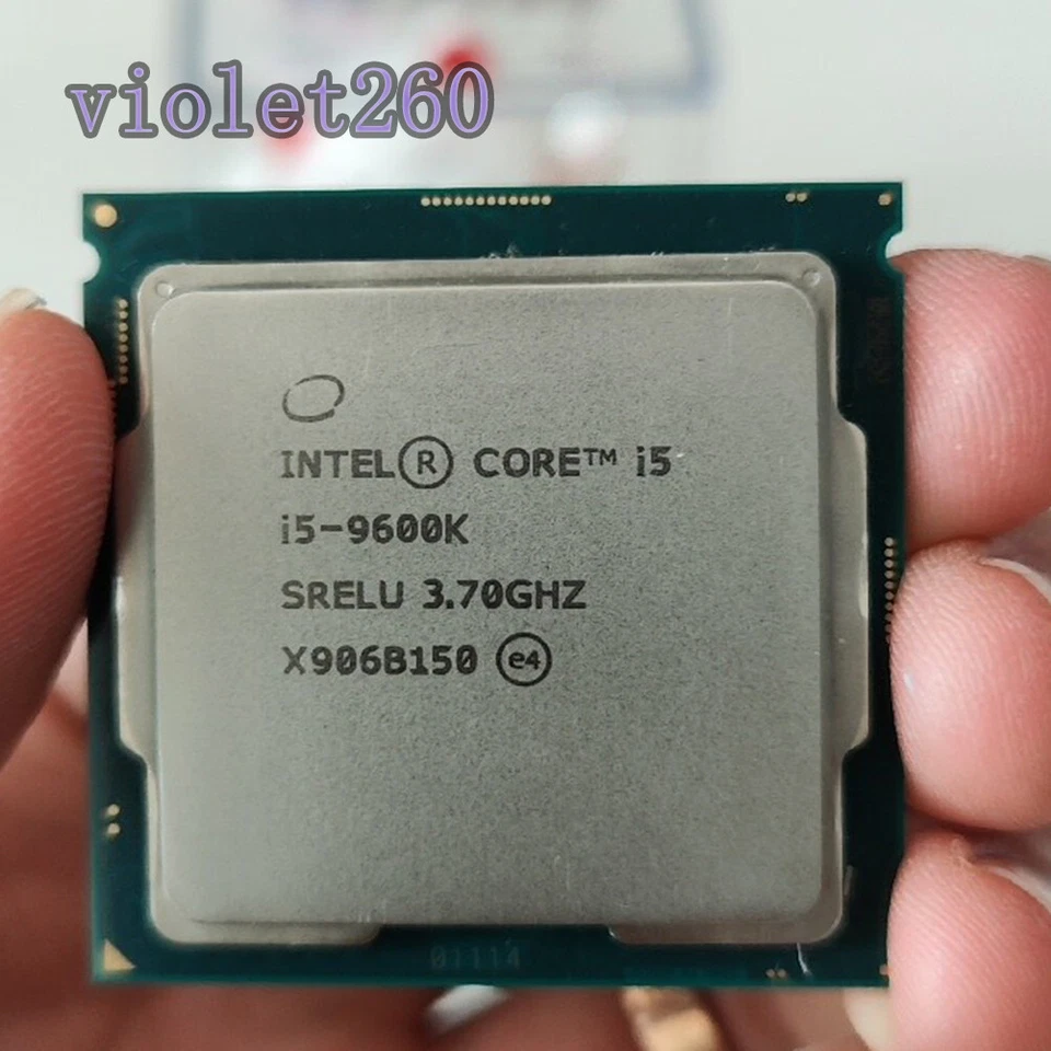 9Th Gen Intel Core i5-9600K LGA 1151 Coffee Lake CPU Processor 3.7GHz 6Core 9MB - Image 1 of 1