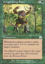 MTG magic cards 2x x2 Light Play, English Invigorating Boon Onslaught