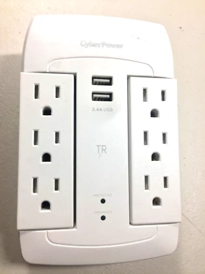 CyberPower P6WSU Wall Tap Surge Protector - Image 1 of 4