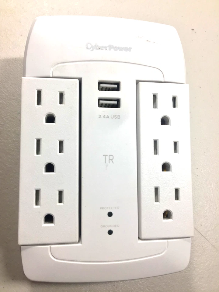 CyberPower P6WSU Wall Tap Surge Protector - Image 1 of 4