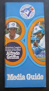 1980 Toronto Blue Jays MLB Media Guide Alfredo Griffin - Picture 1 of 7