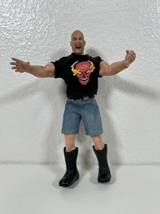 Raro WWE WWF Stone Cold Steve Austin Figura de Acción 12” Stunner Skull Jorts Botas - Imagen 1 de 11