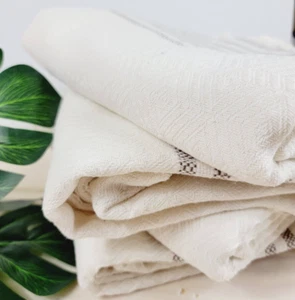 100% Turkish Cotton Beach Towels | Soft Quick Dry Large Lightweight Bath, White - Picture 1 of 23