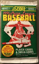 1991 Score Baseball Pack Jose Canseco Athletics (Top) Rob Murphy Red Sox (Back)