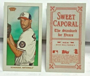 Max Scherzer 2020 Topps 206 Serie 2 Süss Caporal Rücken Mini Sp / 226 - - Bild 1 von 1