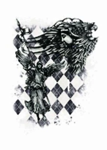 Erwachsene DryBlend® T-Shirt - (ANGEL GUARD - GOTHIC) - Bild 1 von 44