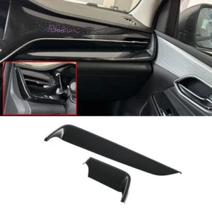 Carbon Fiber Dashboard Console Stripe Cover Trim For Isuzu D-Max Dmax 2023 2024 - Picture 1 of 8