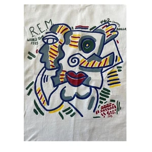 Vintage REM Monster Tour 1995 T-shirt Dallas 462 Single Stitch Made In USA - Picture 1 of 6