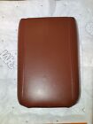 2007-2012 GMC Acadia Center Console Lid Armrest Pad Cover Top Brick Red 25810359