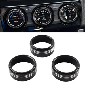 AC Klima Control Knopf Ring Abdeckungen Für Subaru Forester XV Crosstrek WRX - Bild 1 von 12