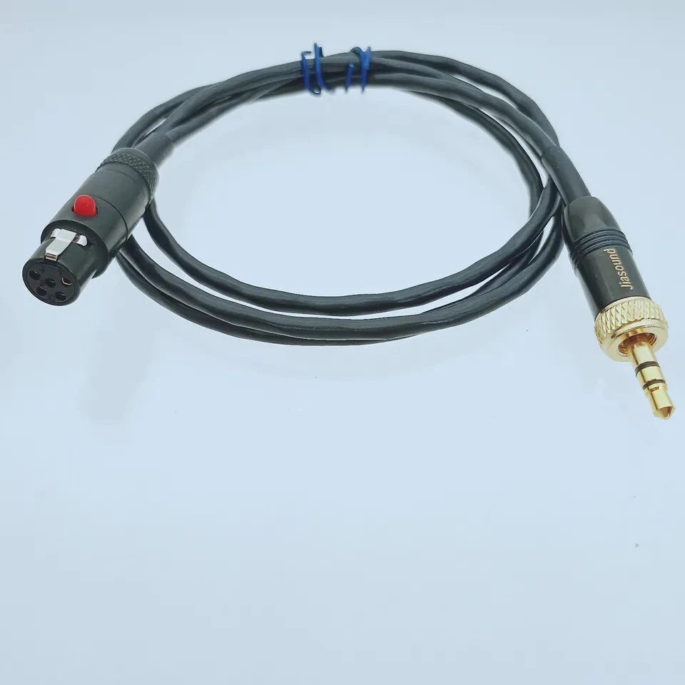 3.5mm 1/8" Lock Plug To TA5F Mini-XLR for Lectrosonics Microphone Adapter Wire - Image 1 of 1
