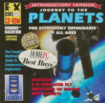 JOURNEY To The PLANETS - Introductory Version (Win/Mac CD-ROM) 1994, New Sealed - Image 1 of 2
