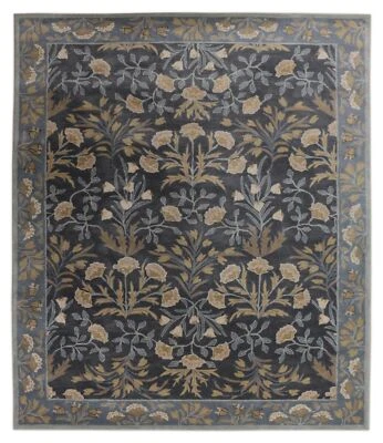 Hand-Tufted Wool Area Rug 8x10 – Transitional Traditional Style Carpet for Home - Image 1 of 4