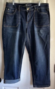 Lane Bryant Damen Stretch Denim Caprihose-Größe 14 - Bild 1 von 3