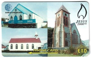 Falkland Islands (Remote Destination) Phone Calling Card Used Issued 2000. - Imagen 1 de 2