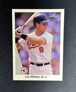 1990 Leaf Cal Ripken Jr. #197 Baseball Card Baltimore Orioles HOF