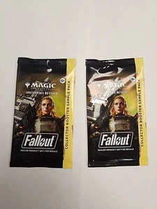 Magic The Gathering Fallout Collector Sample Pack - Lot Of Two (2) - Picture 1 of 2