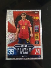 MATCH ATTAX 101 NATIONS LEAGUE 2022 YP1 GAVI (SPAIN) YOUNG PLAYER TO WATCH MINT 
