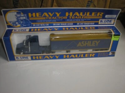 NICE K-Line Electric Trains Heavy Hauler Semi Tractor Trailer Delivery Truck Rig - Image 1 of 3