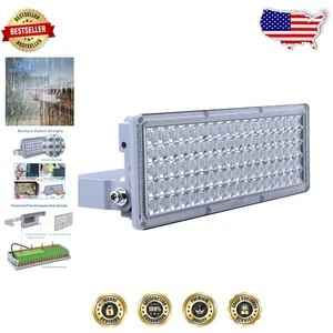 100W LED Flood Light - 11000LM, Waterproof for Yard & Garden Illumination - Picture 1 of 9
