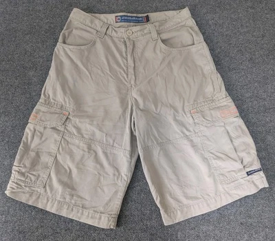 Pantalones Cortos Vintage JNCO Legendary Y2K Años 90 Carga Para Hombre Talla 34 Caqui Foto 1 de 4