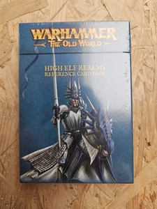 Warhammer Old World High Elf Realms Reference Card Pack New Sealed - Picture 1 of 2