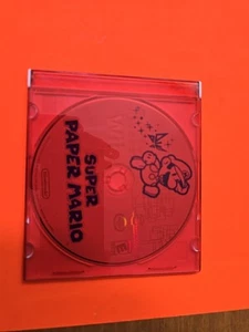 Super Paper Mario Nintendo Wii 2007 Disc + REPRO COVER ART*TESTED* NO MANUAL - Picture 1 of 11