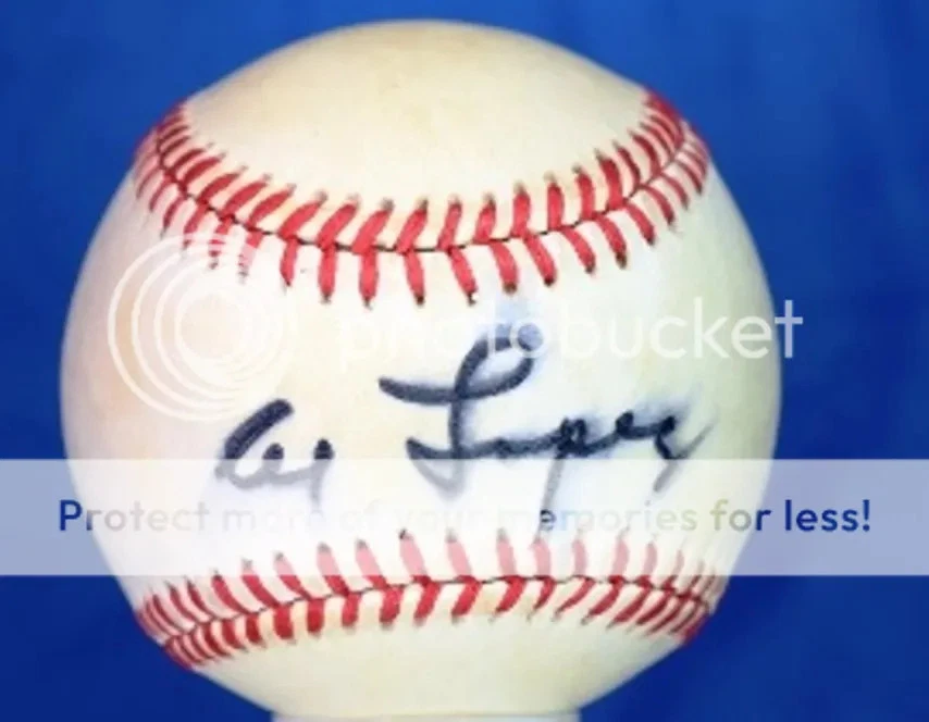 Al Lopez Psa/dna Signed Macphail American League Baseball Autograph - Image 1 of 1