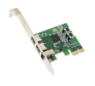 Syba Multimedia Combo 2x 1394b + 1x 1394a Firewire Ports Pci-express Controller - Image 1 of 2