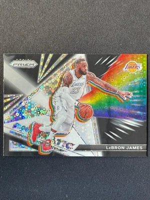 LeBron James 2021-22 Panini Prizm Fast Break Prizmatic Disco Prizm #25 - Image 1 of 2