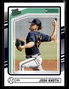 2024 Donruss - #127 Josh Knoth - Milwaukee Brewers - Picture 1 of 2