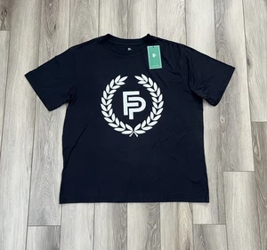 Flint Park Original Logo Tee Shirt Black Mens Size Medium NEW Organic Cotton - Picture 1 of 9