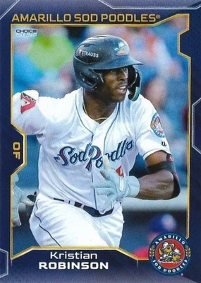 KRISTIAN ROBINSON 2025 Choice Amarillo Sod Poodles #18 Bahamas Diamondbacks 🔥 - Image 1 of 2