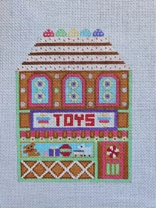 Toy Factory -MELISSA SHIRLEY HANDPAINTED NEEDLEPOINT CANVAS 1074G - Picture 1 of 4