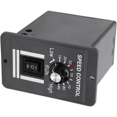 DC Brush Motor Speed Controller CW CCW Reversible Switch Easy-To-Use 40A 12-60V - Image 1 of 4