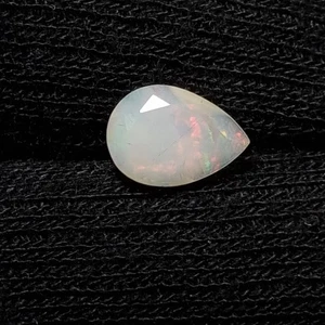 Natural Untreated EGL Certified Pear Cut Ethiopian Fire Opal Gem 0.85 ct - Picture 1 of 3