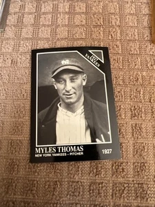 1993 Sporting News Conlon Collection Myles Thomas MLB Card New York Yankees - Foto 1 di 3