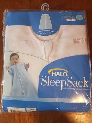 HALO Saco de Dormir, Manta Micro Vellón Rosa, Envoltura, Saco de Dormir GRANDE NUEVO Foto 1 de 4