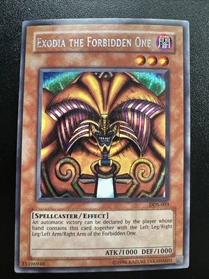 YuGiOh Exodia the Forbidden One DDS-003 Dark Duel Stories GBA Promo B - Image 1 of 4